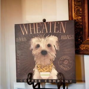 Adorable Canvas Art featuring a Wheaten Terrier